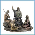 Leben Größe Antitique Bronze Religiöse Jesus Skulptur